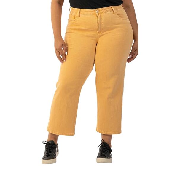 Kut from Kloth jeans Charlotte High Rise Wide Leg culotte size 18W - Picture 1 of 7